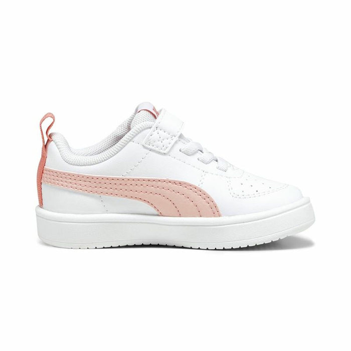 Adidași pentru Copii Puma Rickie+ Alb Roz deschis