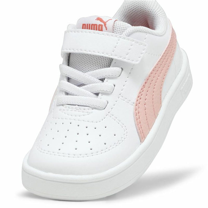 Adidași pentru Copii Puma Rickie+ Alb Roz deschis