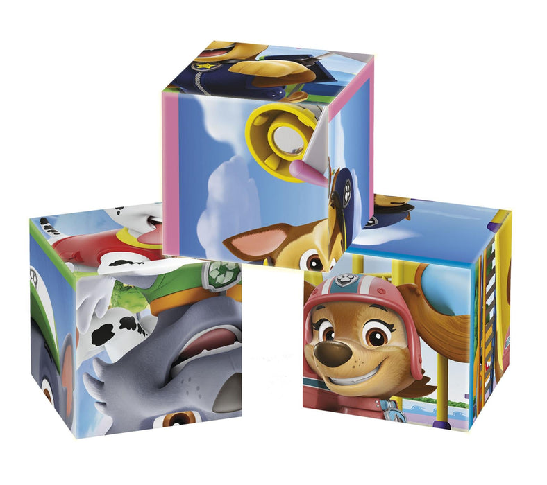 Puzzle cu cuburi Clementoni Patrula Cățelușilor, 12 cuburi, 3+ ani