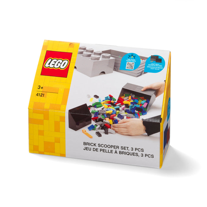 Set LEGO Brick Scooper, 3 piese, 3+ ani