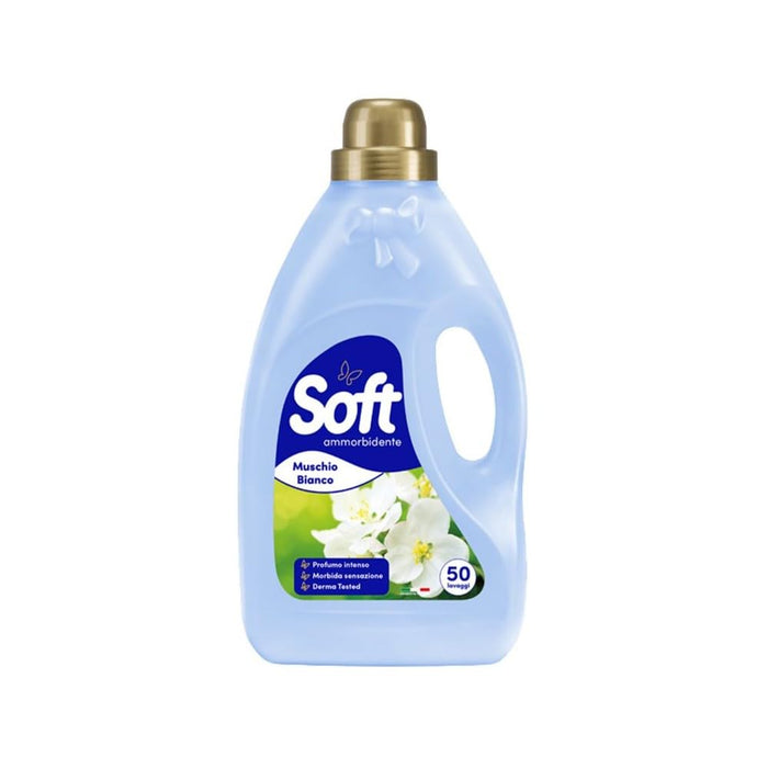 Balsam de rufe Soft Muschio Bianco, 3 L, parfum mușchi alb