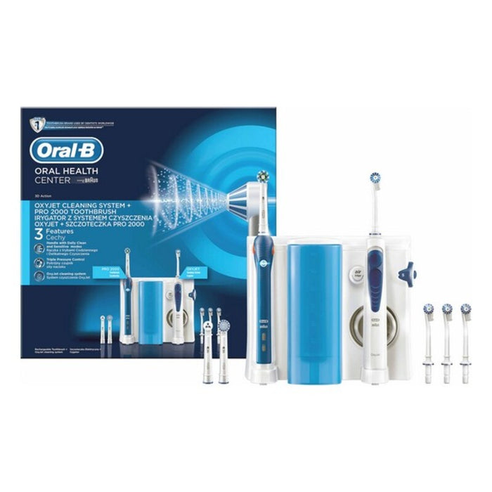 Perie de Dinți Electrică + Irigator Dentar Oral-B Albastru (1 Piese)