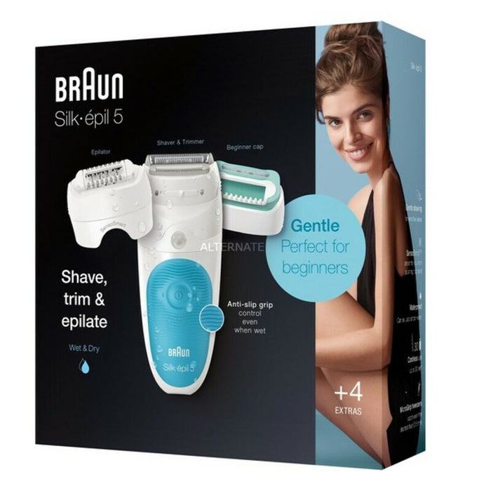 Epilator Electric Braun 5610 Sensosmart Silkepil 5 Alb