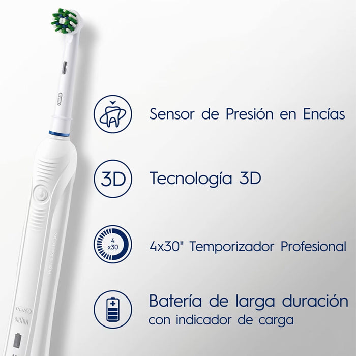 Perie de Dinți Electrică Oral-B Pro 1 750 3D Action (1 Piese)