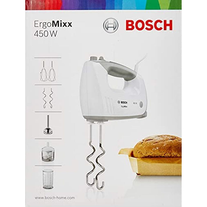 Mixer Manual BOSCH MFQ36480 Alb Gri 450 W
