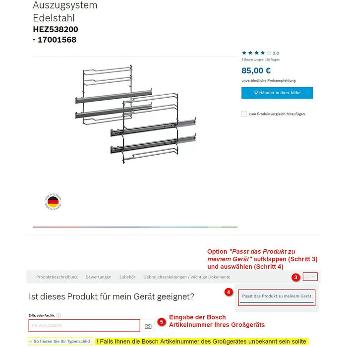 Cuptor Polivalent BOSCH HEZ538000