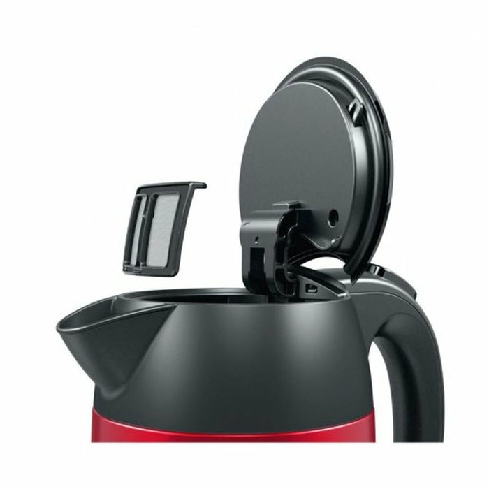 Fierbător BOSCH TWK3P424 Roșu Roșu/Negru Oțel inoxidabil 2400 W 1,7 L