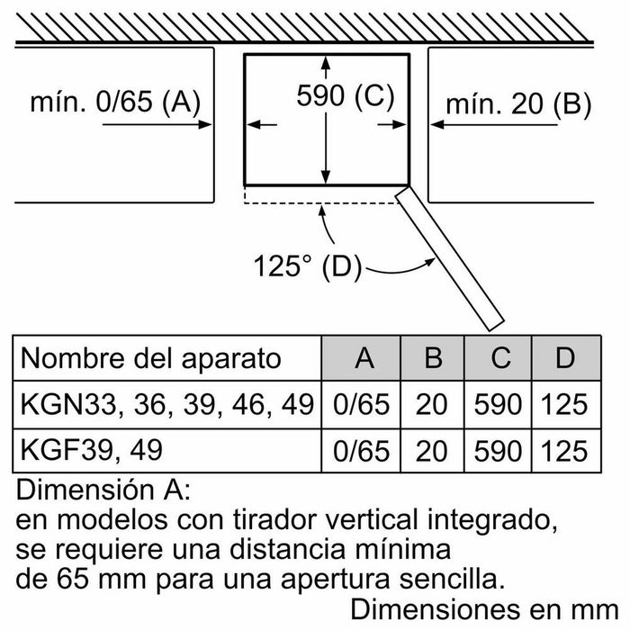 Frigider combinat BOSCH FRIGORIFICO BOSCH COMBI 186 x 60 A++ BLA Alb (186 x 60 cm)