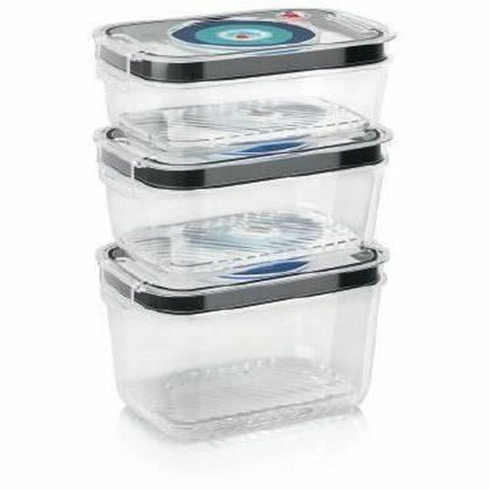Set de 3 Cutii pentru Prânz BOSCH Tritan Plastic 700 ml 1 L 1,5 L (3 Unități)