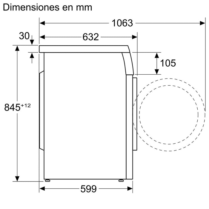 Mașină de spălat BOSCH WUU24T61ES 1200 rpm 9 kg