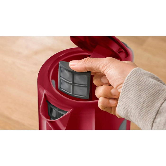 Fierbător BOSCH TWK6A514 Roșu Gri plástico,acero inoxidable 2200 W 1,7 L