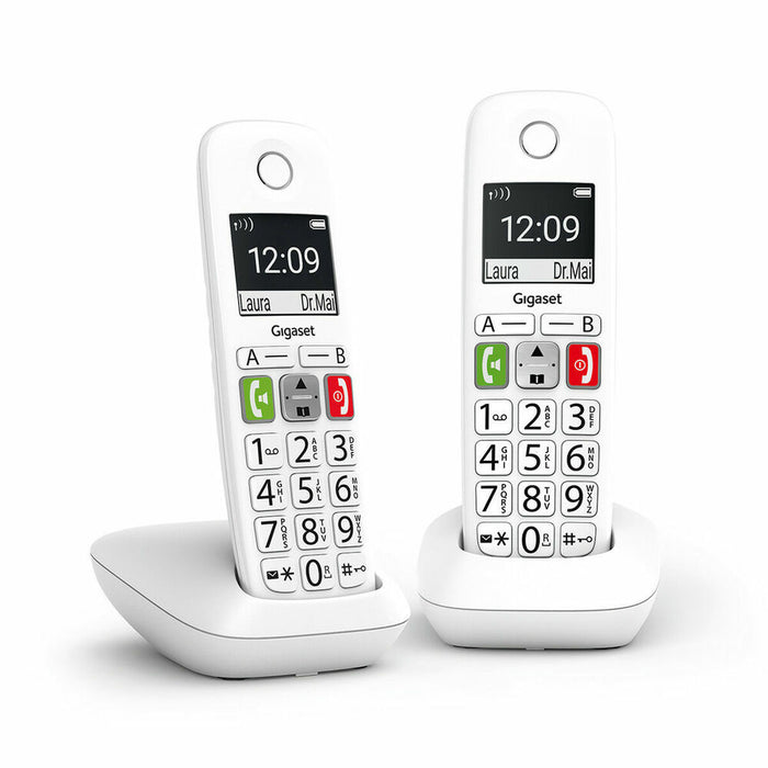 Telefon fără Fir Gigaset E290 Alb Negru