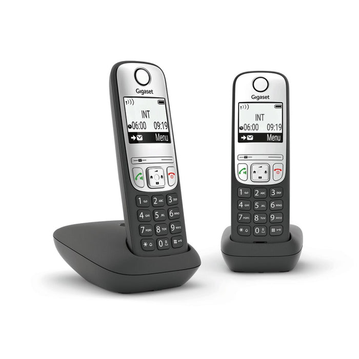 Telefon fără Fir Gigaset A690 Duo Negru/Argintiu