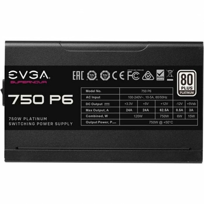 Sursă de Alimentare Evga 750 W 80 PLUS Platinum ATX