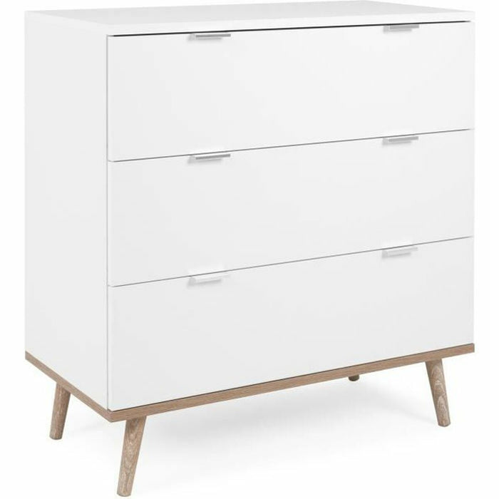 Dulap cu Sertare Scandinavian Alb 79,8 x 40 x 86,5 cm