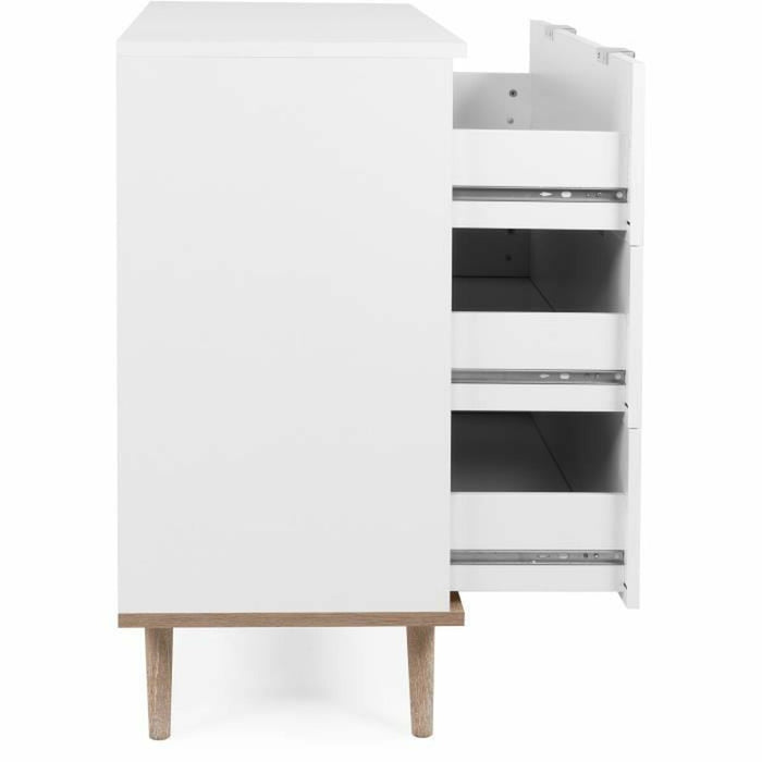 Dulap cu Sertare Scandinavian Alb 79,8 x 40 x 86,5 cm