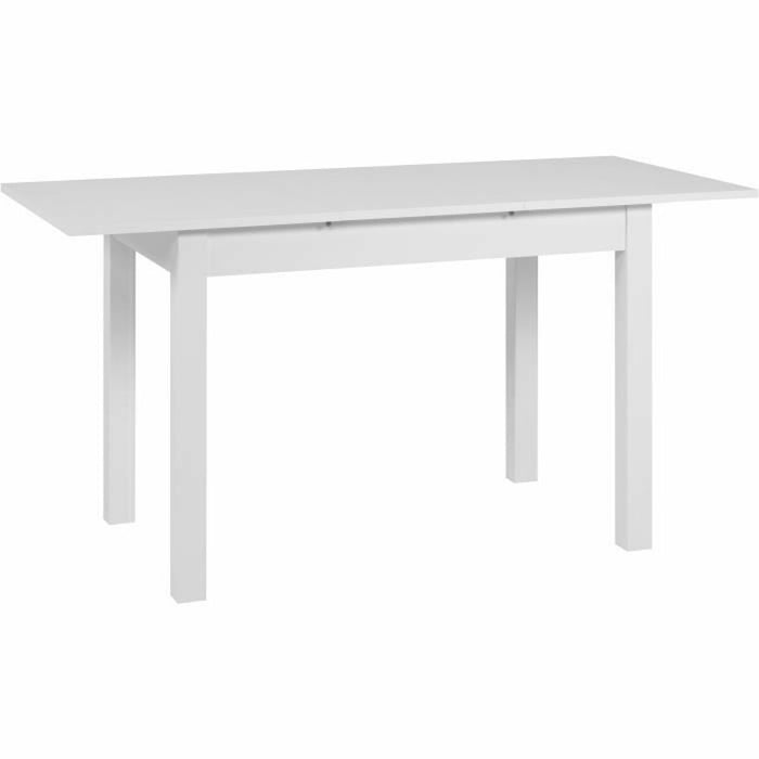 Masă Extensibilă 110/150 x 75 x 70 cm Alb Metal