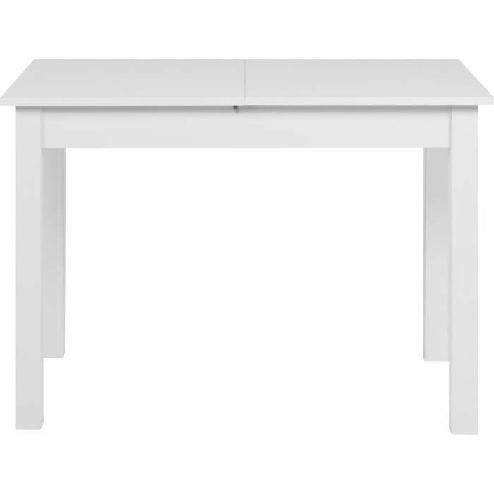 Masă Extensibilă 110/150 x 75 x 70 cm Alb Metal