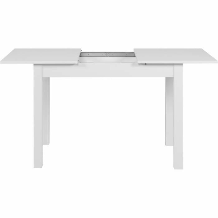 Masă Extensibilă 110/150 x 75 x 70 cm Alb Metal