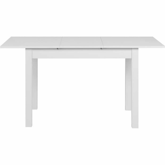 Masă Extensibilă 110/150 x 75 x 70 cm Alb Metal