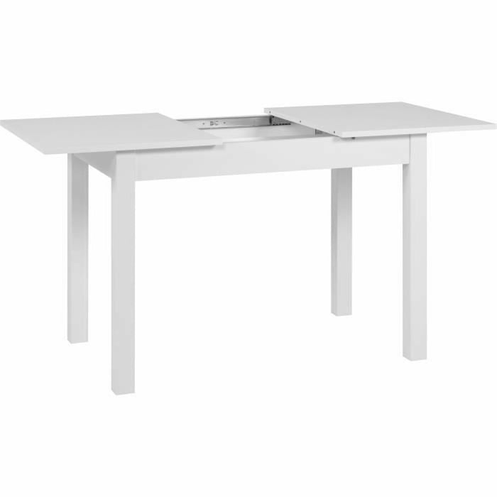 Masă Extensibilă 110/150 x 75 x 70 cm Alb Metal