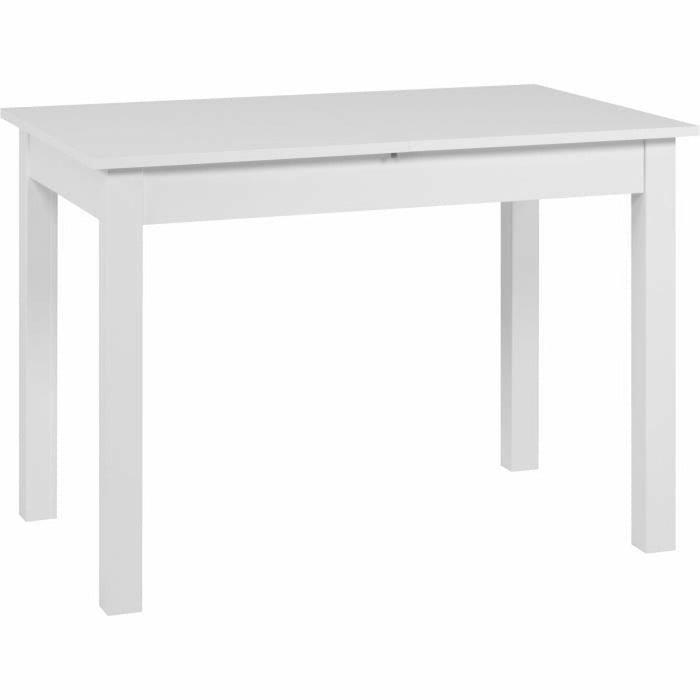 Masă Extensibilă 110/150 x 75 x 70 cm Alb Metal