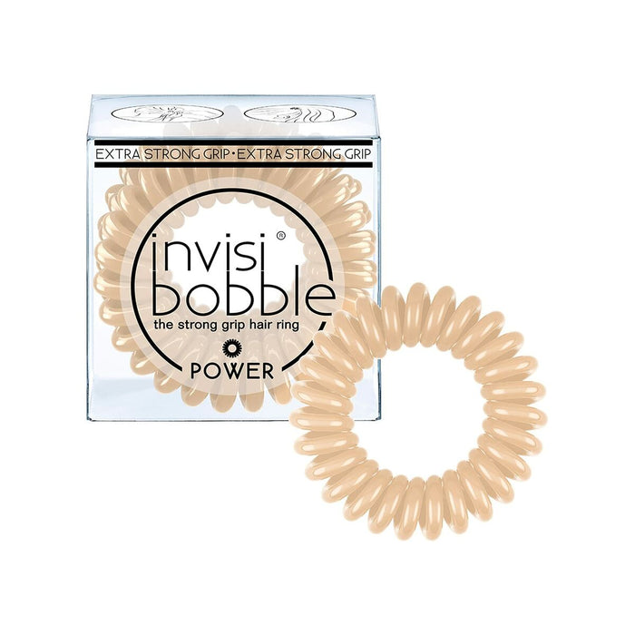 Elastic pentru Păr Invisibobble Invisibobble Power To be or nude to be 3 Unități