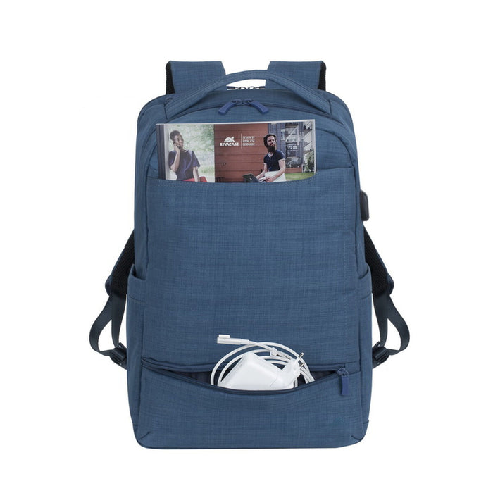 Servietă pentru Laptop Rivacase Biscayne Albastru 17,3" 17"