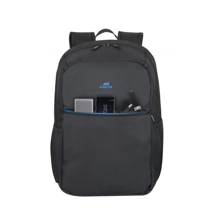 Rucsac pentru Laptop Rivacase Regent 8069 Negru Cyan Monocrom