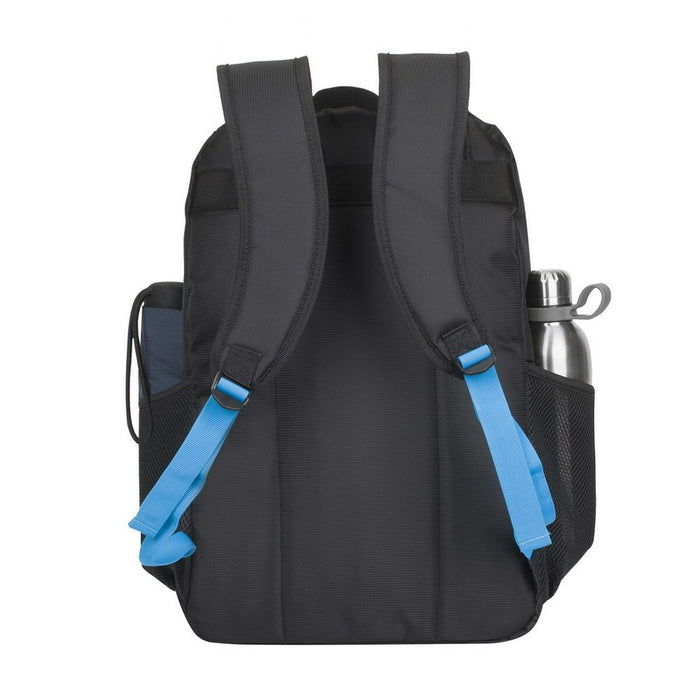 Rucsac pentru Laptop Rivacase Regent 8069 Negru Cyan Monocrom