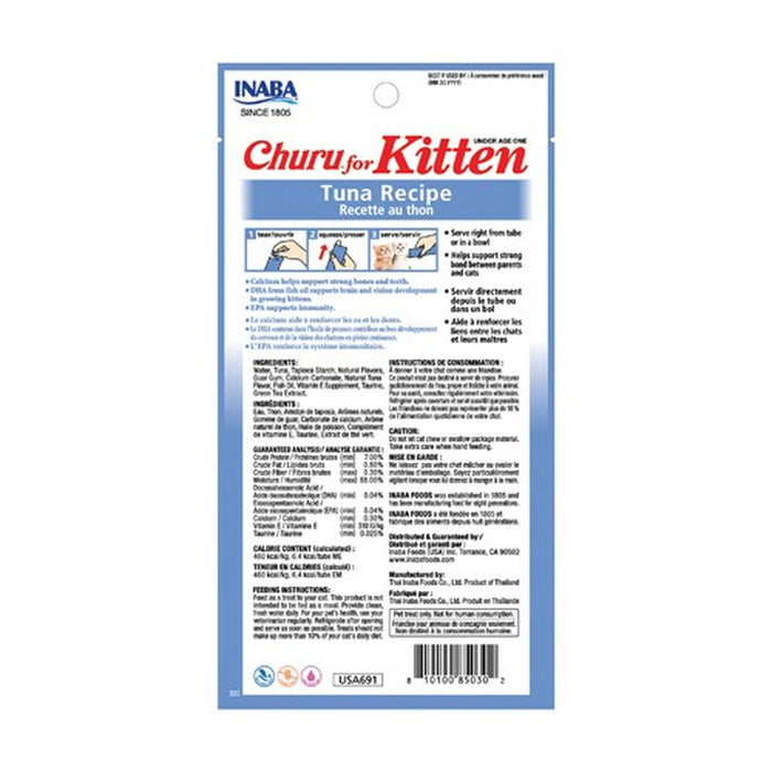Snack for Cats Inaba Churu for Kitten Ton 4 x 14 g
