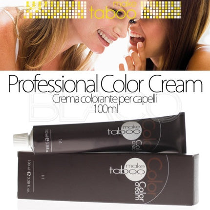 Crema colorantă pentru păr Taboo, 100ml, culoare negru