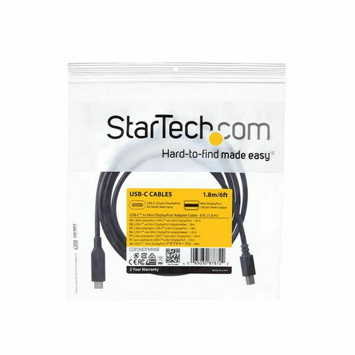 Cablu DisplayPort Startech CDP2MDPMM6B Negru