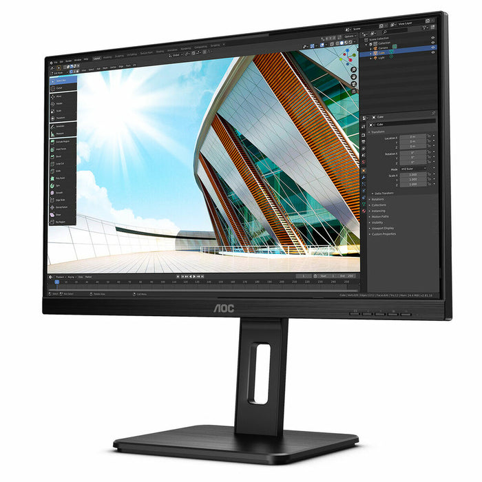 Monitor AOC 27P2C 27" LED IPS Flicker free 75 Hz 50-60 Hz