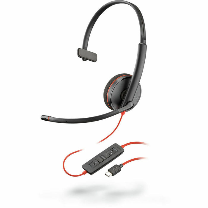 Căști cu Microfon Plantronics 209746-201 Negru Roșu