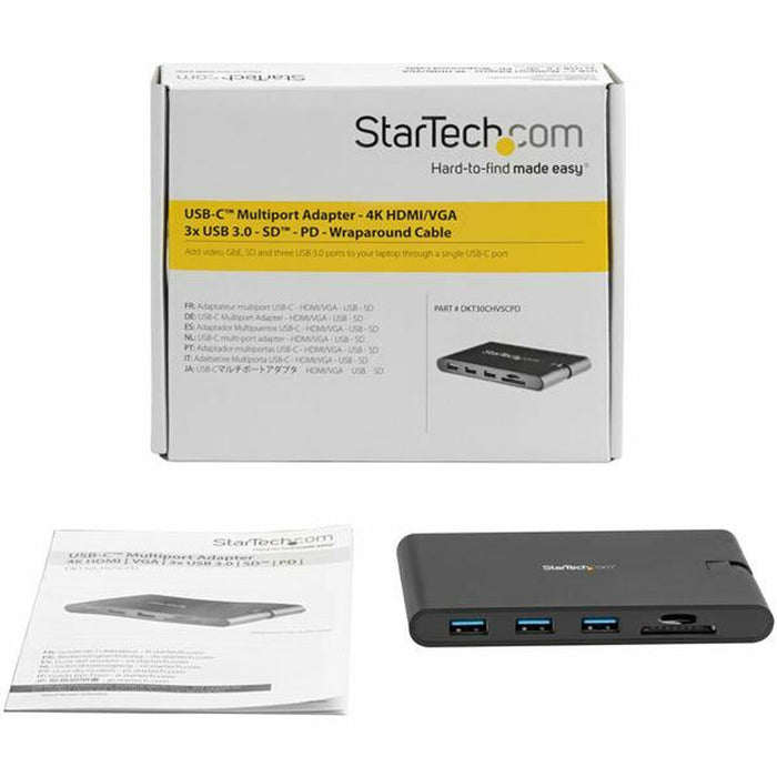 Dockstation Startech DKT30CHVSCPD         Negru 88 g