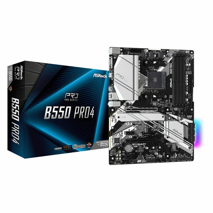 Placă de Bază ASRock B550 Pro4 AMD B550 AMD AMD AM4