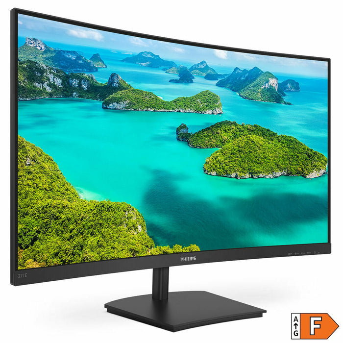 Monitor Philips 271E1SCA/00 Curbă HDMI 75 Hz 27" LED VA LCD Flicker free 50-60  Hz