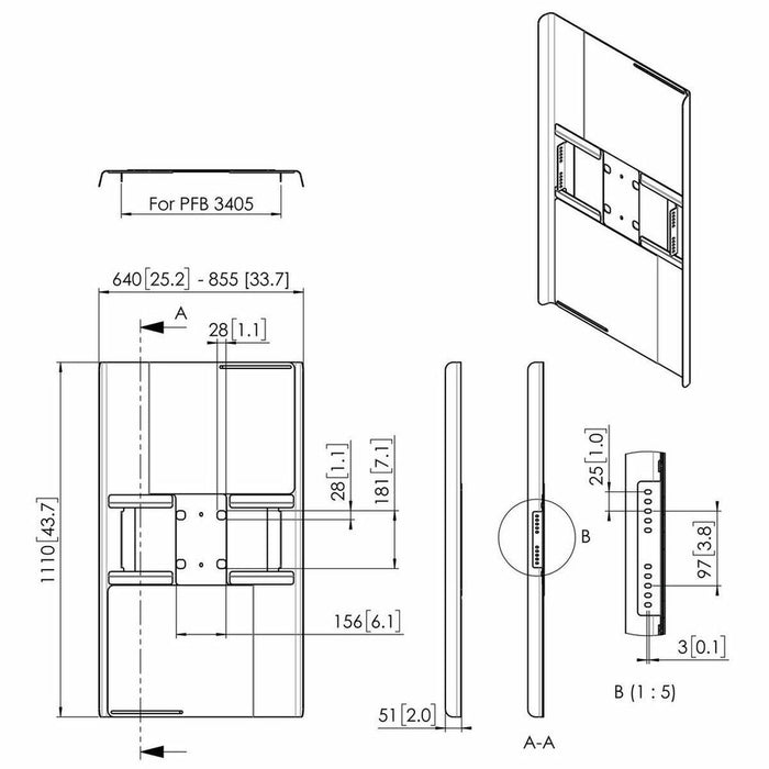 Suport TV Vogel's PFA 9121 50-55"