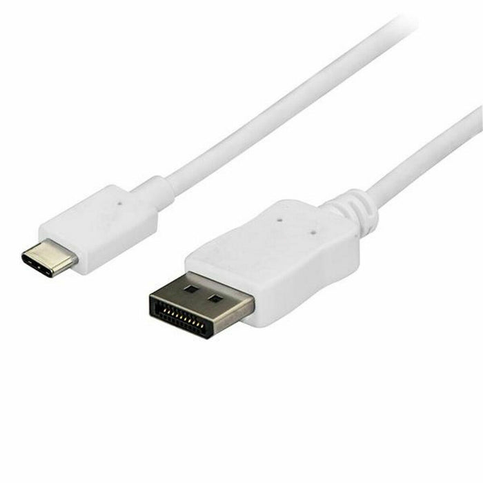 Adaptor USB C la DisplayPort Startech CDP2DPMM6W 1,8 m Alb