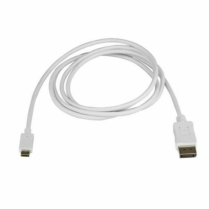 Adaptor USB C la DisplayPort Startech CDP2DPMM6W 1,8 m Alb