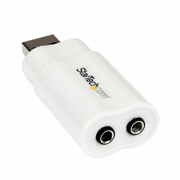 Placă de Sunet Externă USB Startech ICUSBAUDIO Alb