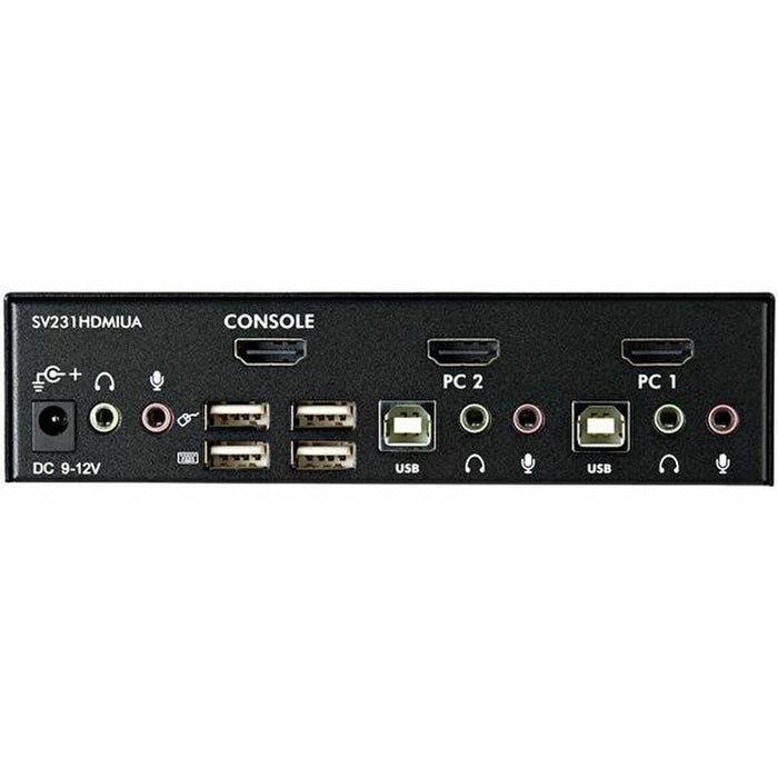 Switch KVM Startech SV231HDMIUA FHD HDMI USB Negru