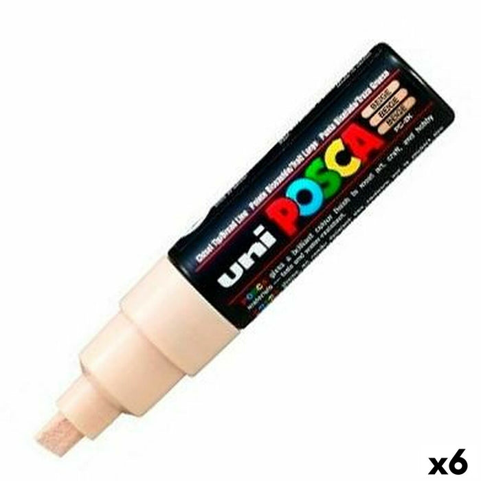 Marker POSCA PC-8K Bej (6 Unități)