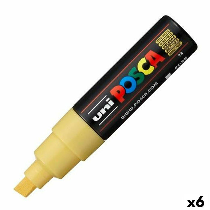 Carioci POSCA PC-8K Galben (6 Unități)