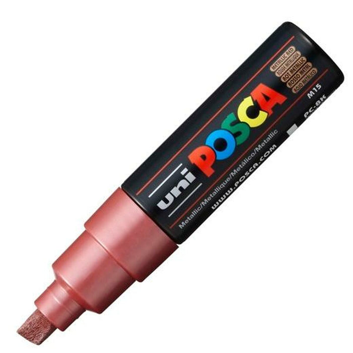 Carioci POSCA PC-8K Metallic Roșu (6 Unități)