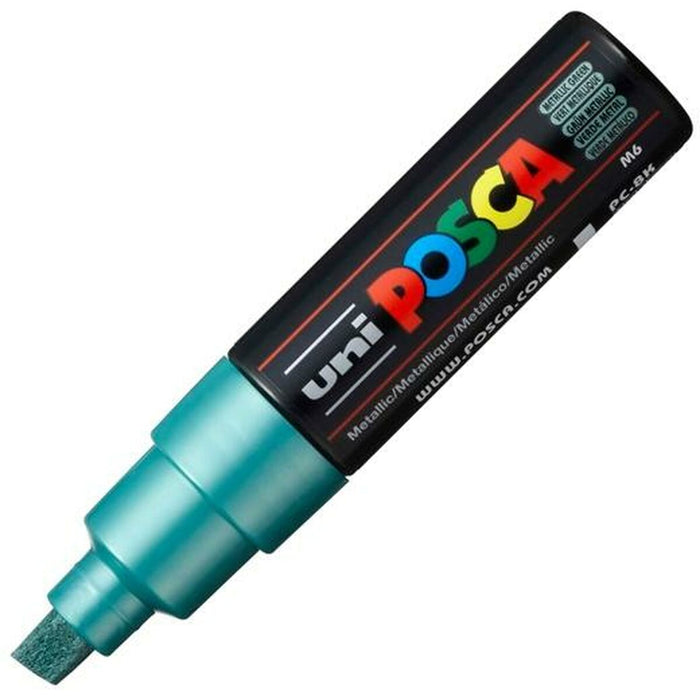 Marker POSCA PC-8K Verde metalic (6 Unități)