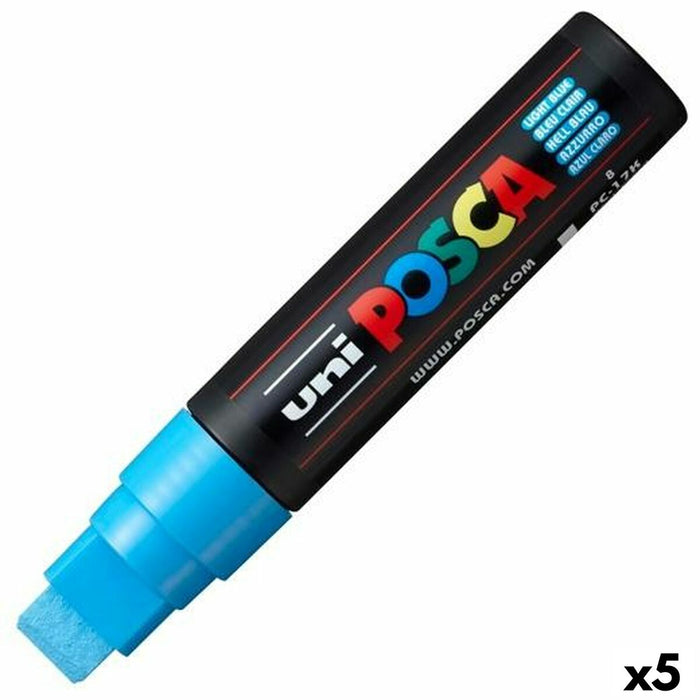 Marker POSCA PC-17K Albastru deschis (5 Unități)