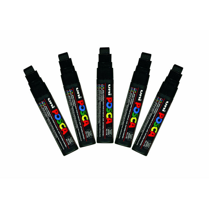 Carioci POSCA PC-17K Negru (5 Unități)