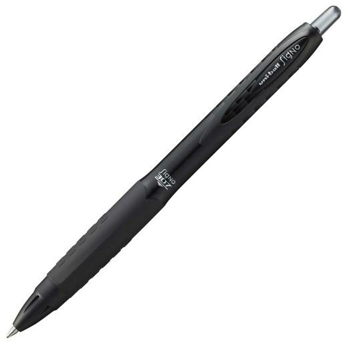 Stilou cu cerneală lichidă Uni-Ball Rollerball Signo UMN-207F Negru 0,4 mm (12 Piese)